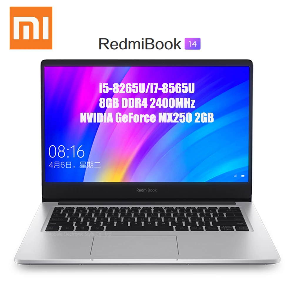 Ноутбук Xiaomi Redmibook 14 Intel Core i7 8565U 8 Гб DDR4 2400 МГц ОЗУ NVIDIA GeForce MX250 | Компьютеры и офис