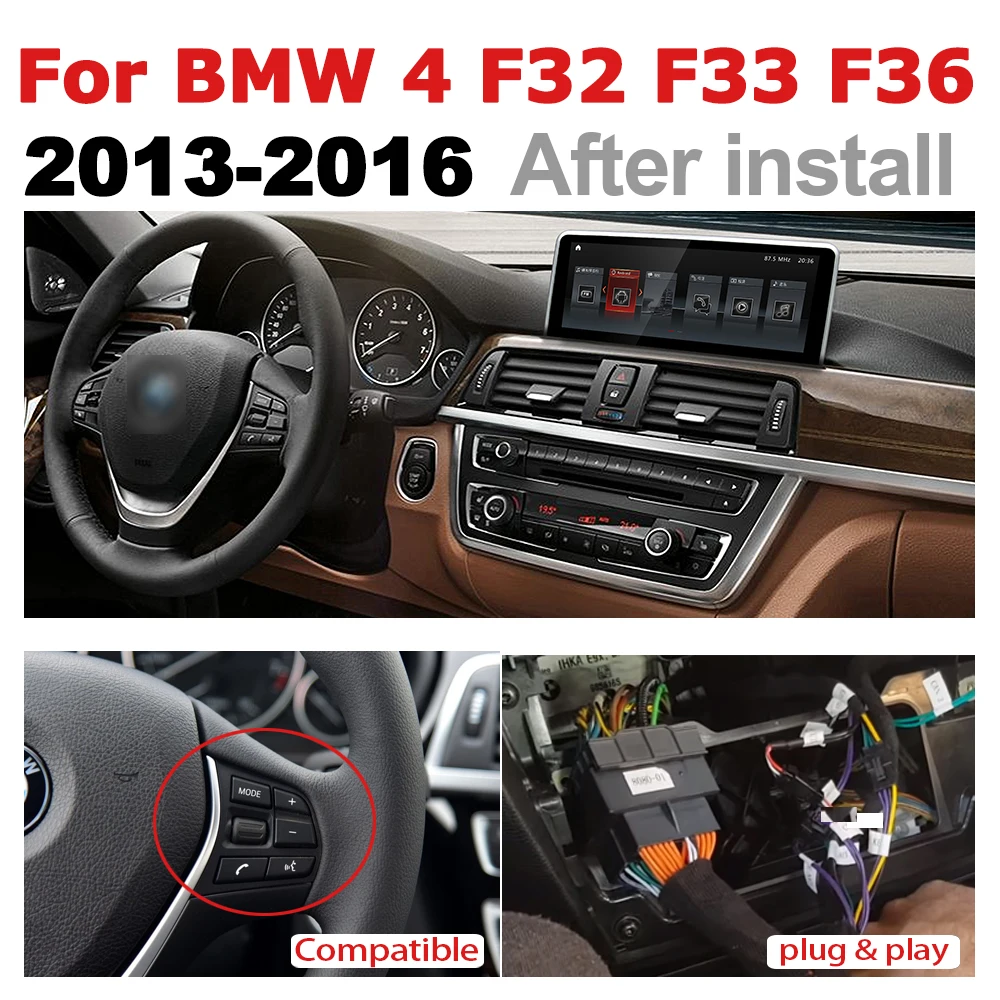 Для BMW 4 серии F32 F33 F36 2013 2014 2015 2016 NBT автомобильный Android радио GPS мультимедийный плеер