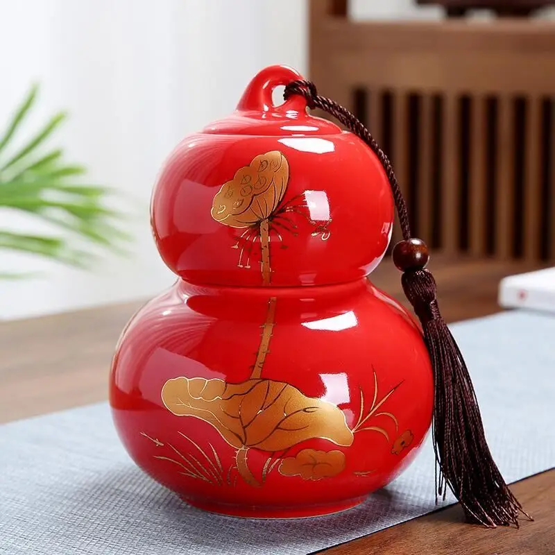 Горяч продавая Керамика Fulu Gourd колено бак средней Размеры большой ПУ эр с