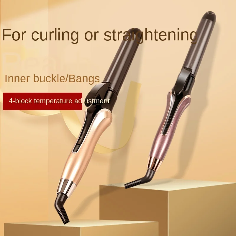 

2021 For Curling Or Straightening Straight Hair Hair Curler Electric Hair Curlers Splint Hair Perm Inner Buckle Bangs Does