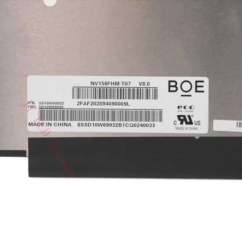 Koop NV156FHM-T07 V8.0 R156NWF7 R2 Voor Lenovo Ideapad 5-15ARE 81YQ Fhd Lcd Led Touch Screen Touch Display Screen Digitizer Panel
