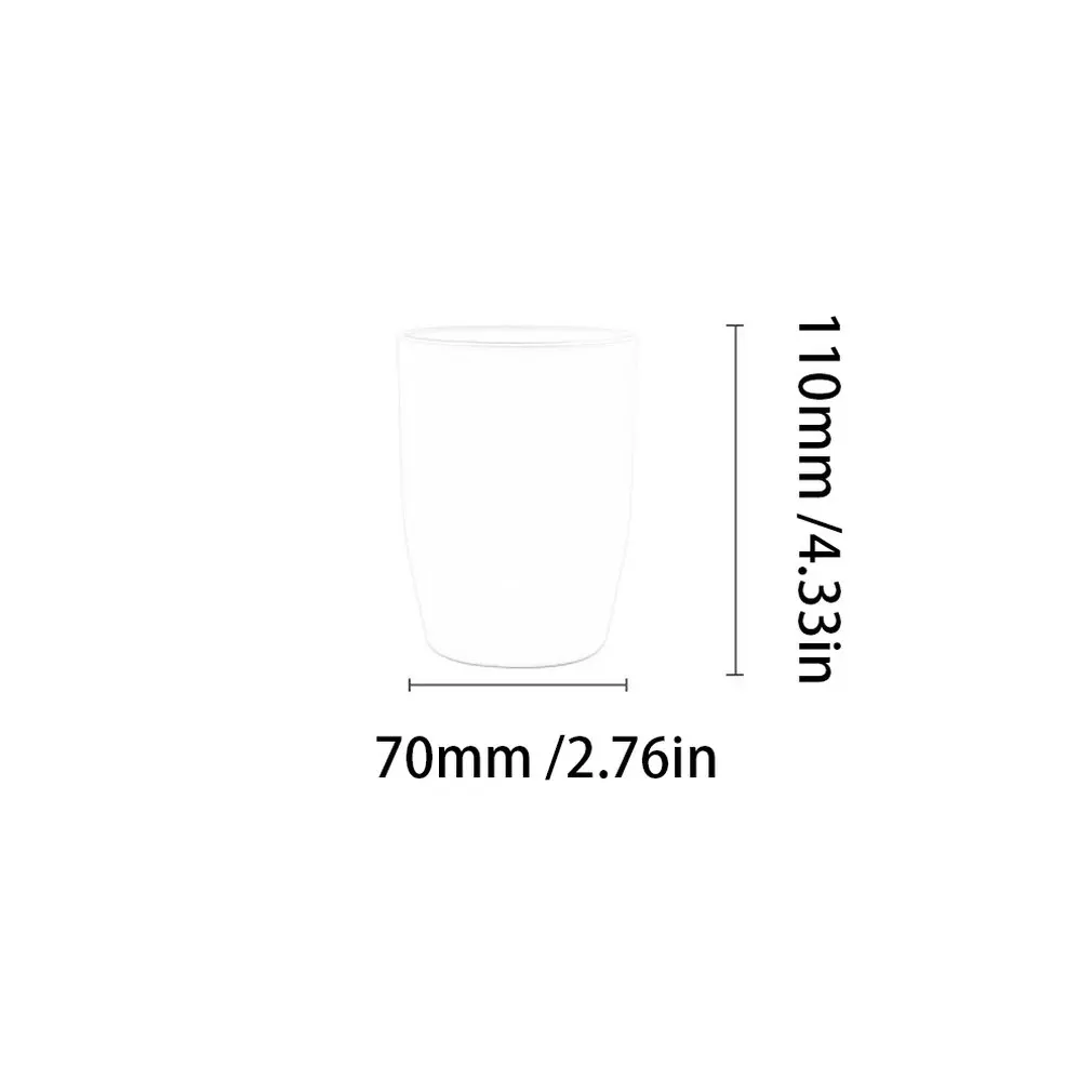 Экологически чистые пластиковые ванная комната большой рот дизайн чашка