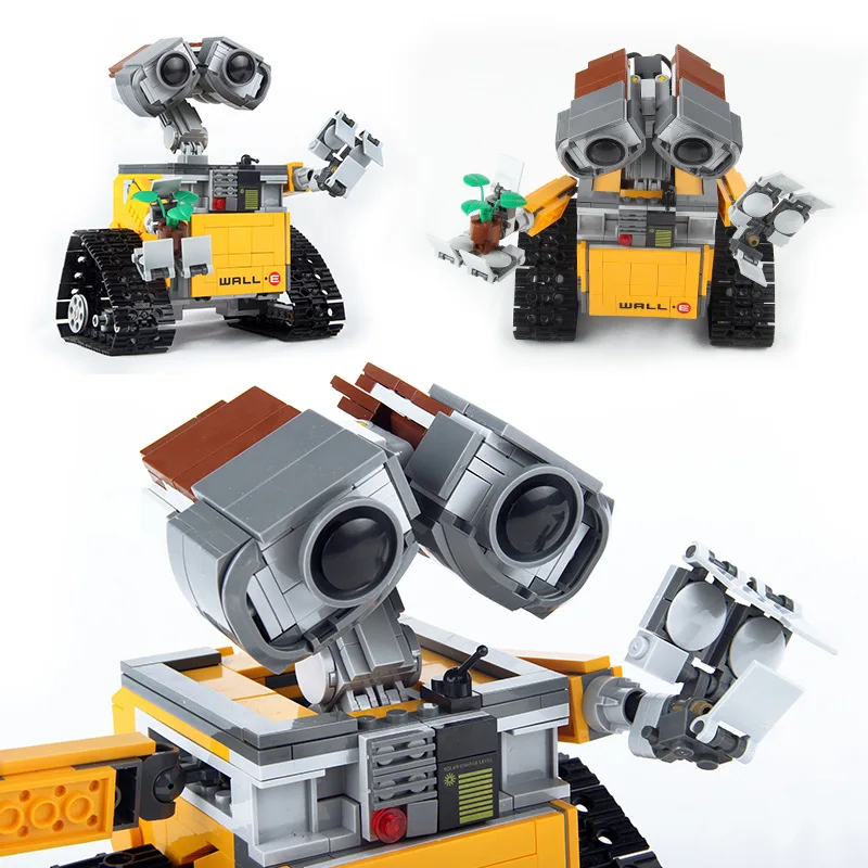Дети любят 687 шт. Idea Robot WALL E Legoed 21303 модель строительные блоки Набор игрушек для