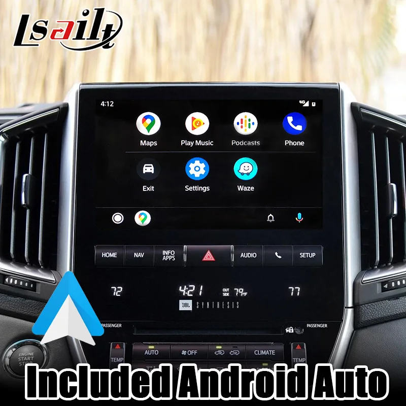 Мультимедийный видеоинтерфейс CarPlay/Android для Land Cruiser LC200 VXR GXR 2013 2020 включая Android auto
