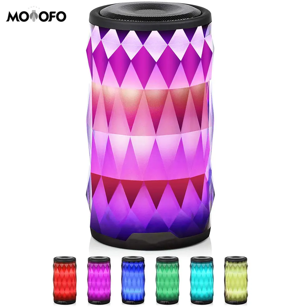 Светодиодный Bluetooth динамик ночная подсветка изменяющийся беспроводной