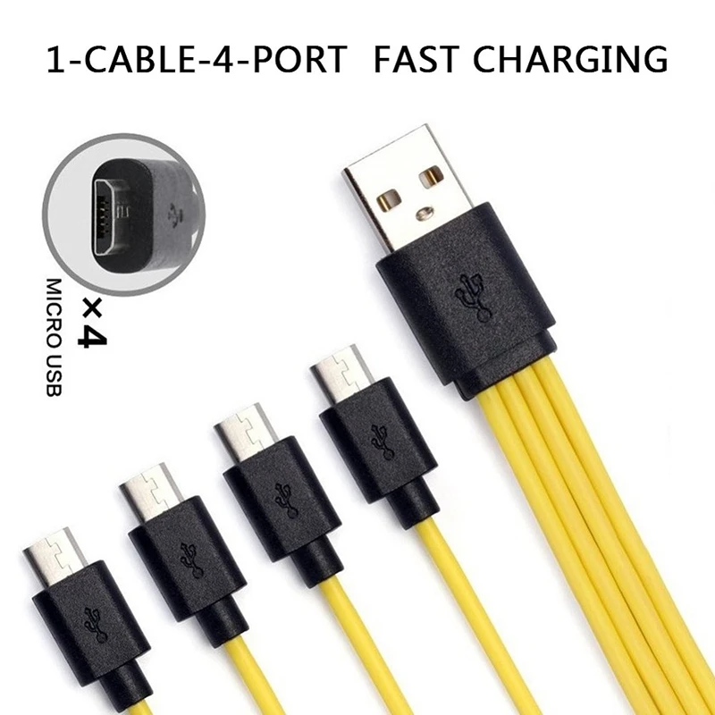 4 в 1 Micro USB зарядный кабель для Znter AA AAA 18650 аккумуляторная батарея C D размер