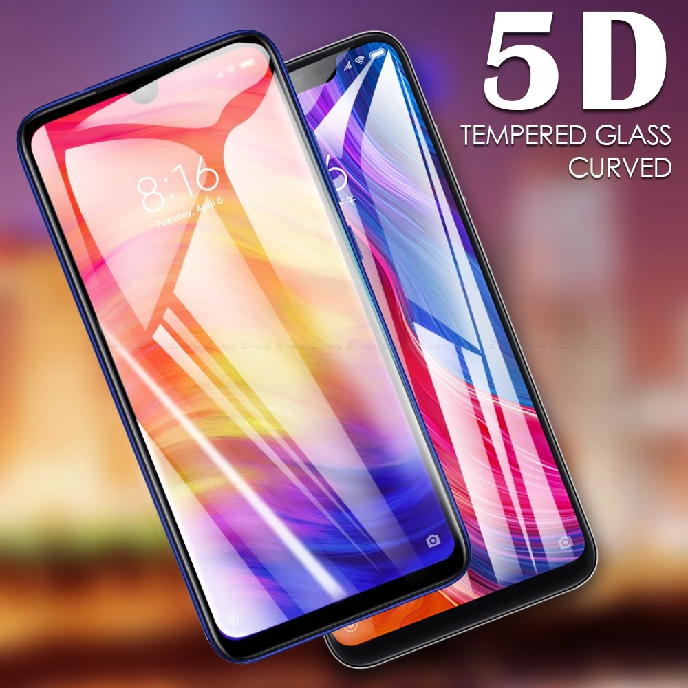 5D закругленные края закаленное стекло полное покрытие экрана протектор для Samsung