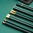 5 парпартия, Нескользящие палочки из нержавеющей стали с лазерной гравировкой