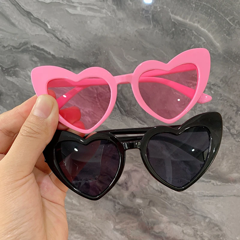 

New Children Sunglasses Kids Polarized Sun Glasses Love Heart Boys Girls Glasses Baby Flexible Safety Frame Eyewear 2021