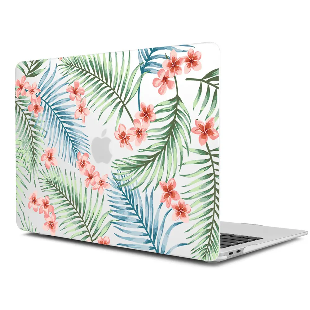 Чехол для ноутбука Apple MacBook Air Pro Retina 11 12 13 15 Mac book 13,3 дюймов с Touch Bar книги по искусству листьев печатных Жесткий сумка - Цвет: X053