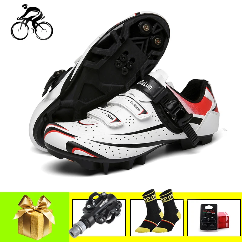 Велосипедные кроссовки мужские дышащая обувь для горного велосипеда с педалями