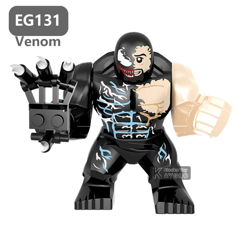 Большой размер фигурки Venom Carnage Batman Hulk Thanos Cull Spiderman Ironman строительные блоки набор