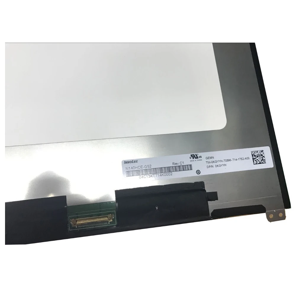 N140HCE-G52 Rev. B1 для Dell DP/N 0KGYYH N140HCE G52 матричный светодиодный ЖК-экран 14 0 &quotноутбук