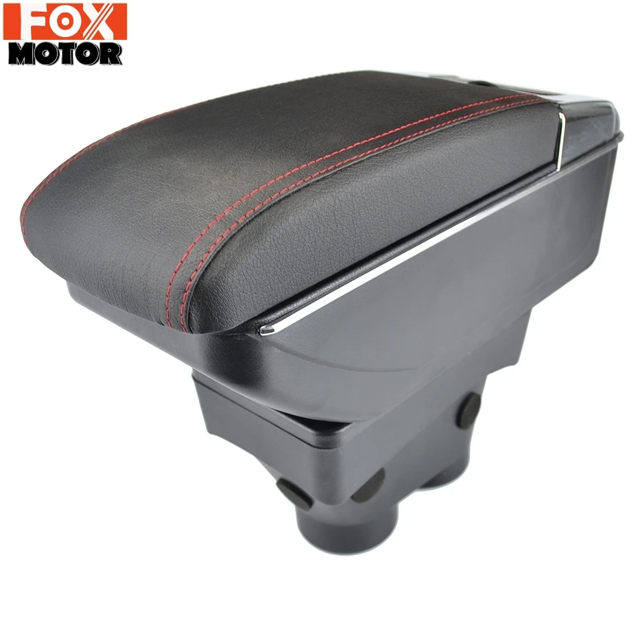 Подлокотник для Peugeot 208 2013 2018 подлокотник двухслойный ящик хранения украшения