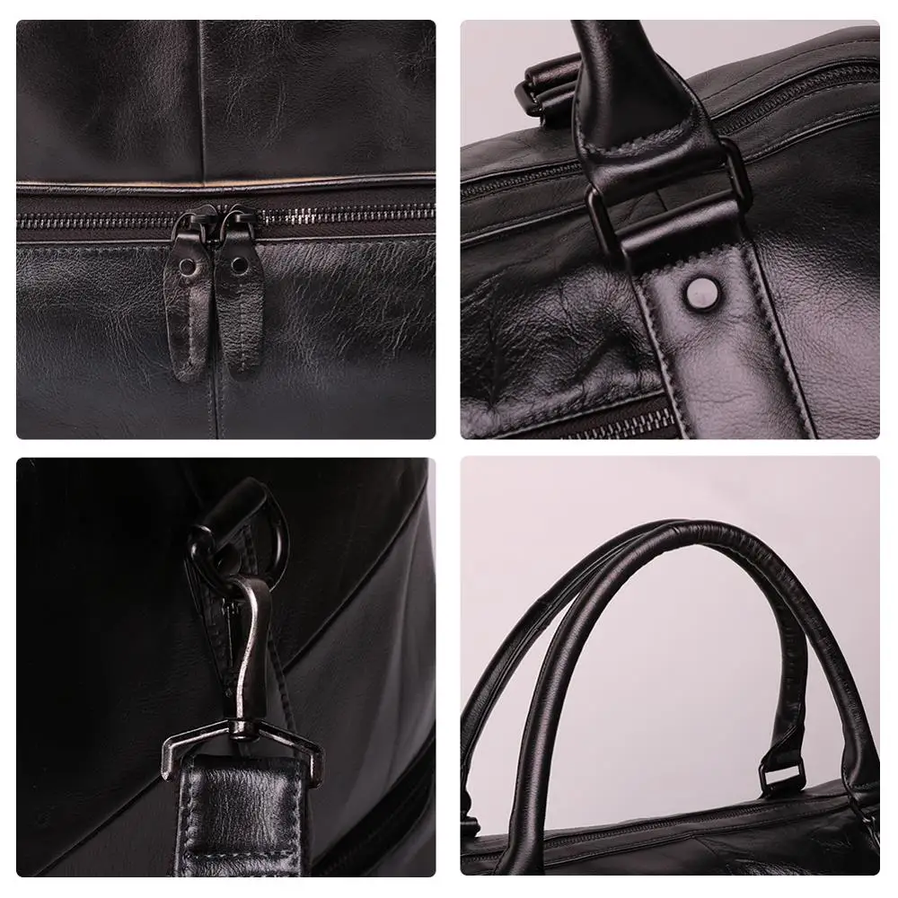 Мужская сумка-мессенджер JOGUJOS винтажная Дорожная сумка из натуральной кожи 2019 |