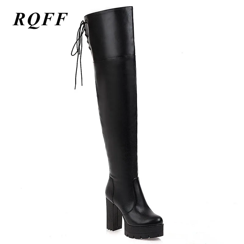 2019-2020 г. Осенне-зимние сапоги выше колена Женская пикантная обувь на очень