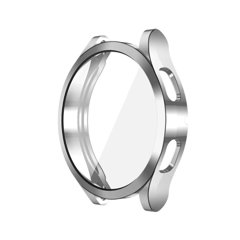 

Защитные чехлы для экрана 918A, совместимые с Samsung Galaxy Watch 4 40 мм 44 мм, полное покрытие бампера со стеклянным защитным чехлом