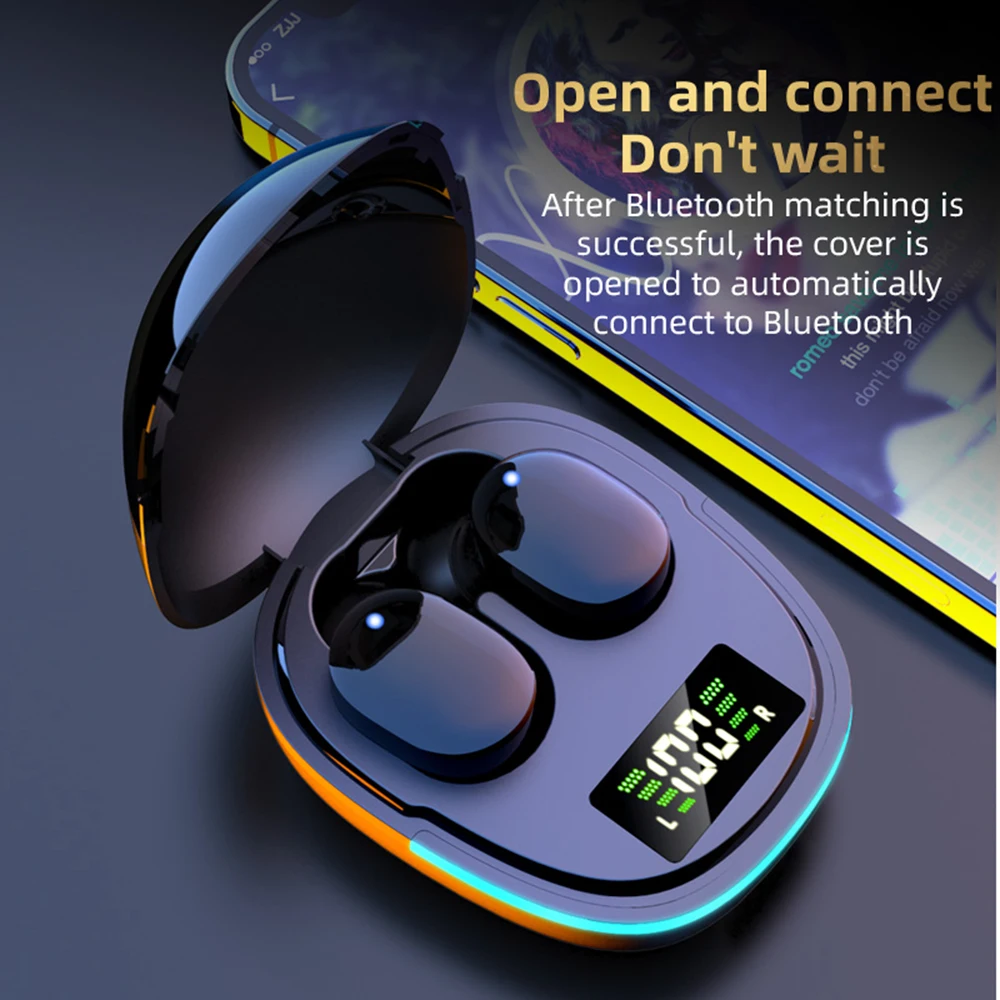

Wireless earphones 5.1 Bluetooth headphones waterproof Noise Earbuds with Mic Available for Xiaomi Huawei oppo Phone TWS G9S
