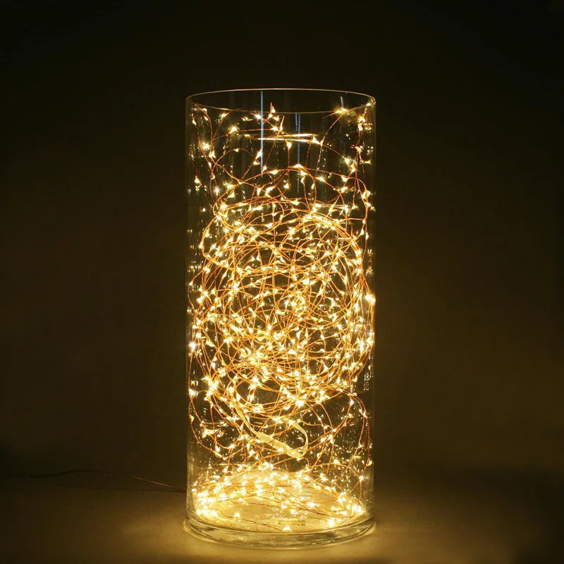 Светодиодная уличная гирлянда cr2032 праздничная Новогодняя сказочная