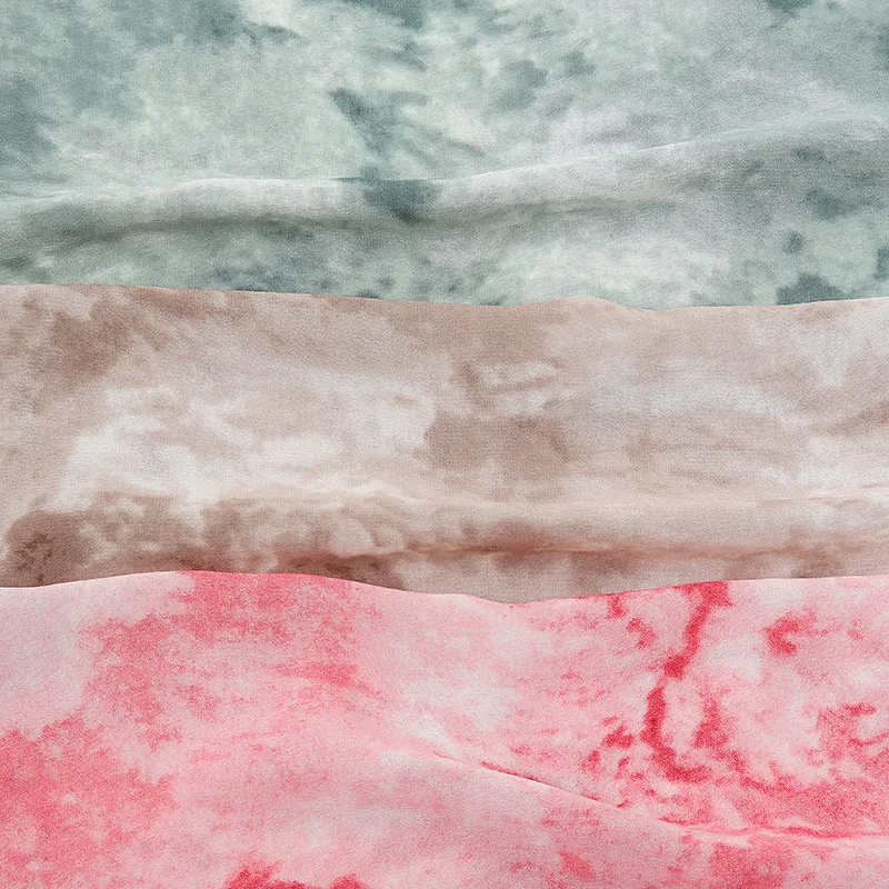 Шарф женский окрашенный в завязку Африканский тюрбан повязка на голову длинный