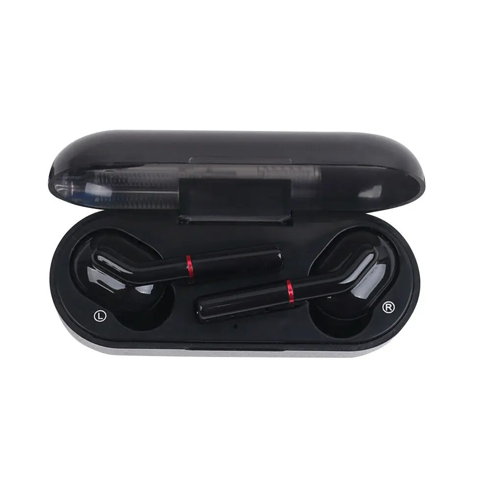 Наушники EARDECO Bluetooth 5,0 гарнитура TWS True беспроводные наушники Близнецы наушники стерео сенсорное управление водонепроницаемые наушники-вкладыши - Цвет: Black