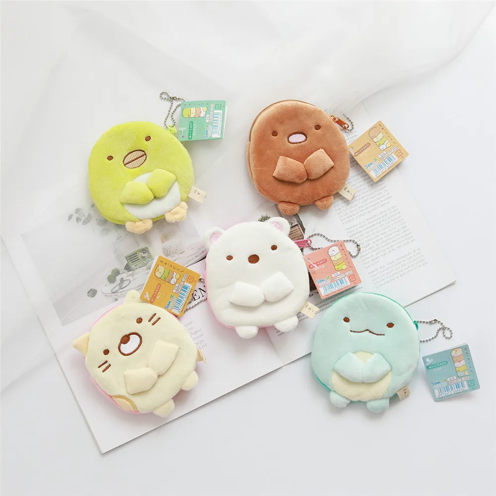 

Кошелек Детский плюшевый, с подвеской, 1 шт., хранение кошелек