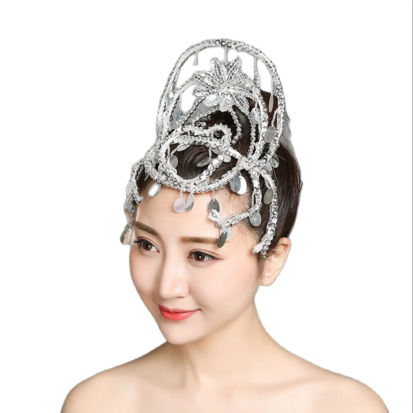 Головной убор для танцев и выступлений головной детей взрослых с изображением