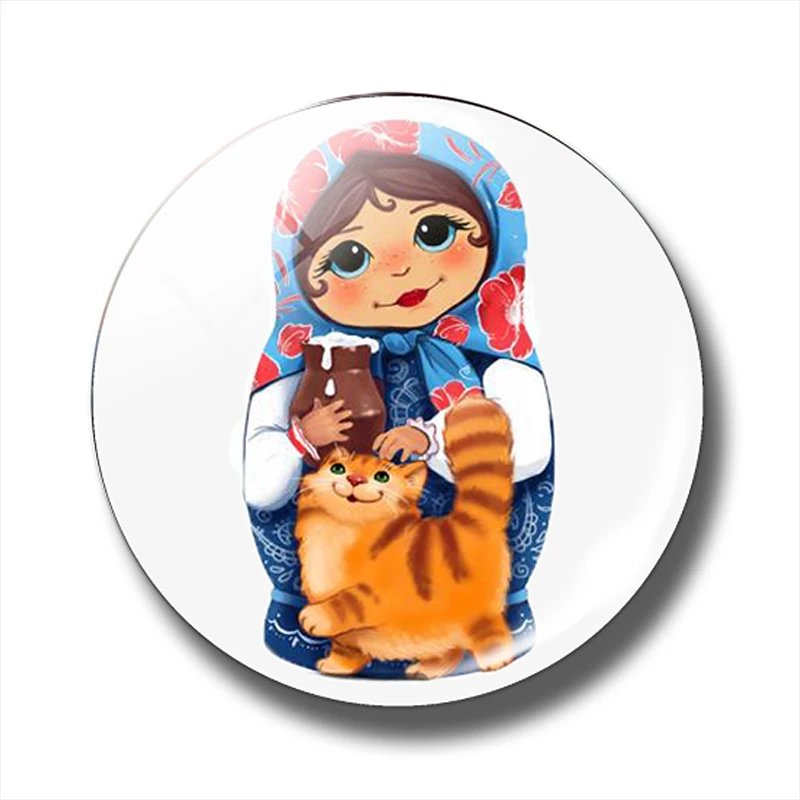 

Магниты для холодильника EQJJYPOC круглые стеклянные 30 мм