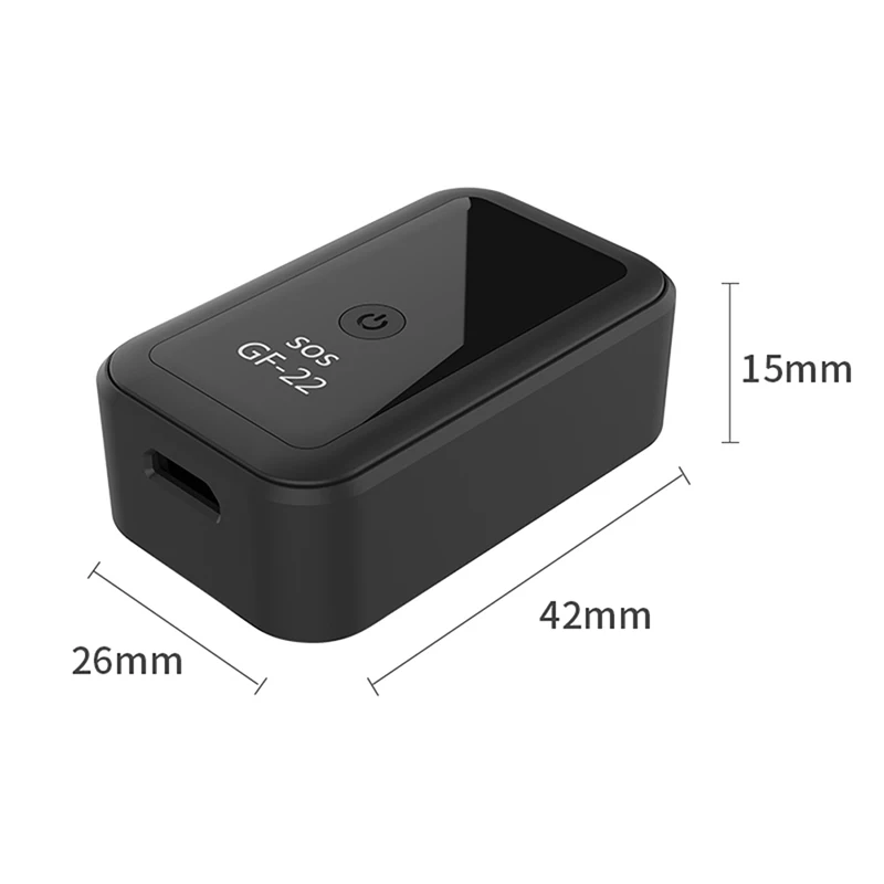 

New Upgraded Generation GF22 GPS Locator, Pet Tracker For The Elderly, Car Anti-lost Anti-theft Car GPS Locator Portable