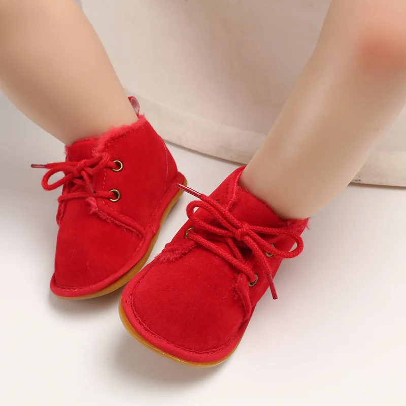 

Winter Leopard Print Baby Warm Boots For Men And Women Rubber-soled Non-slip Shoes 0-1 Year Old Toddler Shoes Unisex Baby Shoes