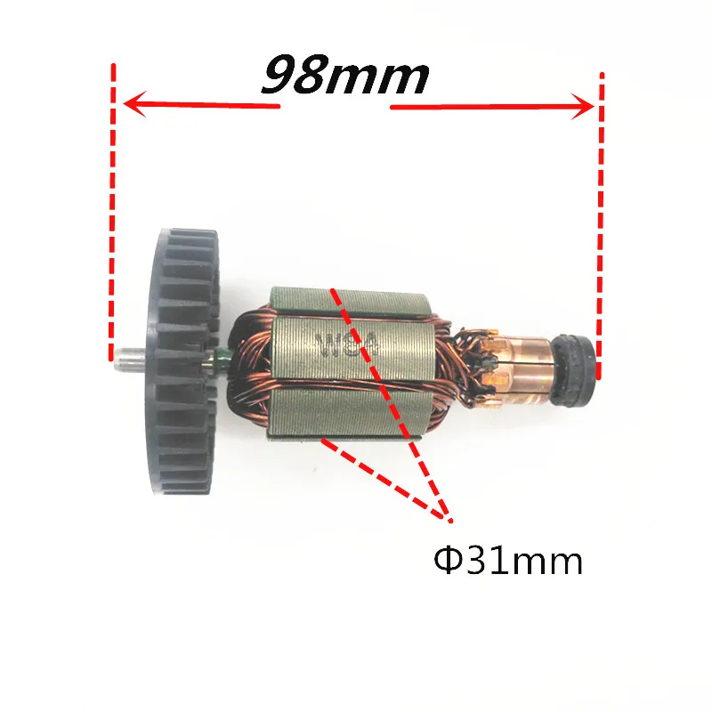 Электродвигатель для MAKITA DGA402RFE dga402d DGA402RME BGA402RFE DGA402FSJ DC18V 14 4 В 619218A8 619218 0|Аксессуары