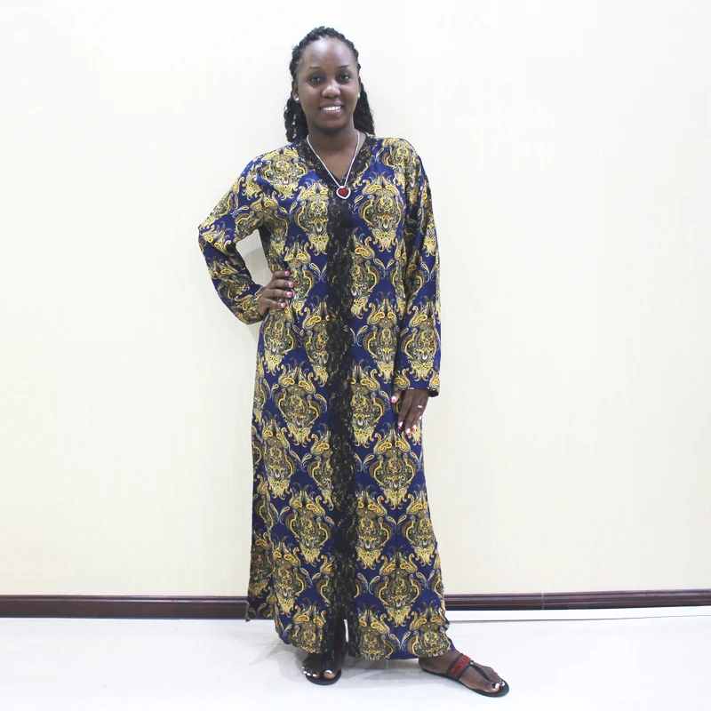 Африканский Дашики новейшая мода Элегантный 100% хлопок золотой принт африканская