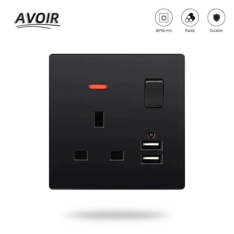 Avoir штепсельная вилка стандарта Великобритании разъем двойной usb зарядный порт