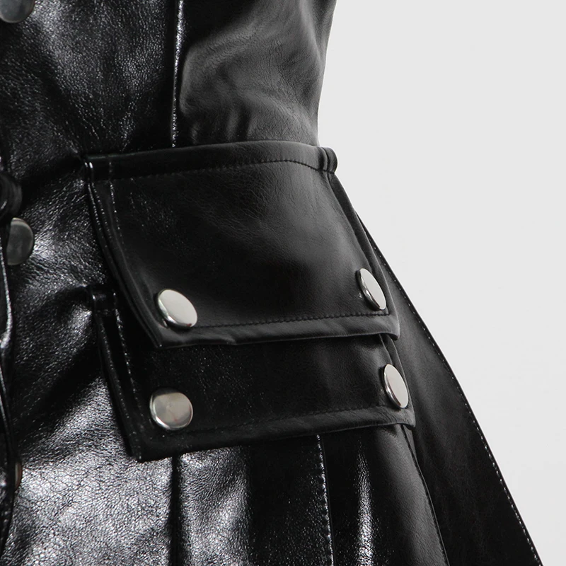 TWOTWINSTYLE Black PU Leather Belt For Female High Waist Cross Lace Up Bowknot Casual Elegant Belts Women 2020 Fashion New Tide