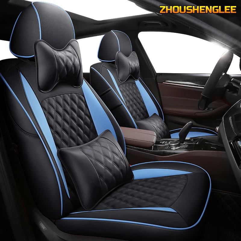 

ZHOUSHENGLEE Custom Leather car seat cover For Dongfeng AX5 AX4 E70 AX7 S30 H30 CM7 S500 360 370 330 580 IX5 P16 S16 car seats