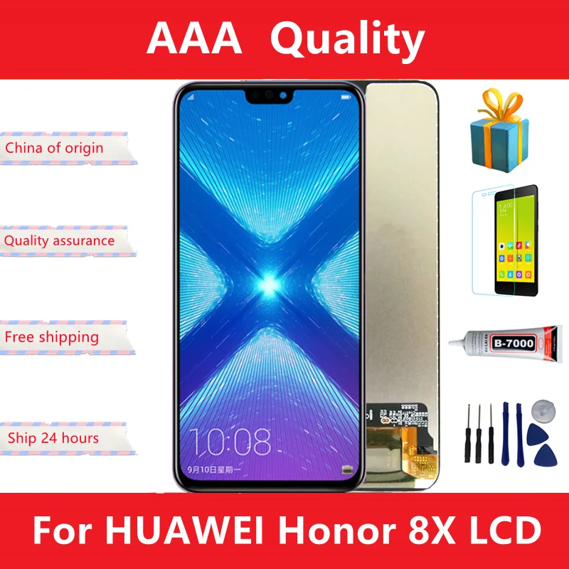 

Original 6.5'' Display Replacement for Huawei Honor 8X LCD Touch Screen Digitizer Assembly for Huawei Honor 8 X LCD Repair parts