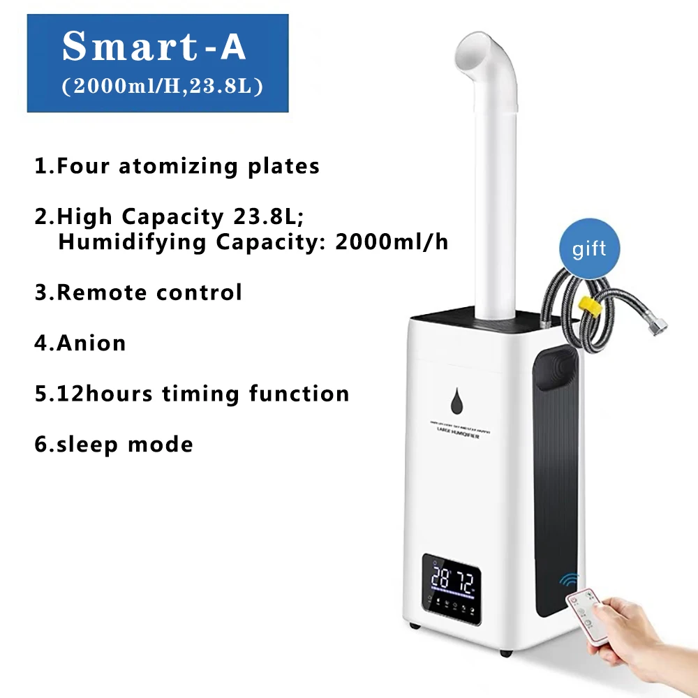 Бесшумный вентилятор спрей увлажнитель сенсорного управления коммерческий