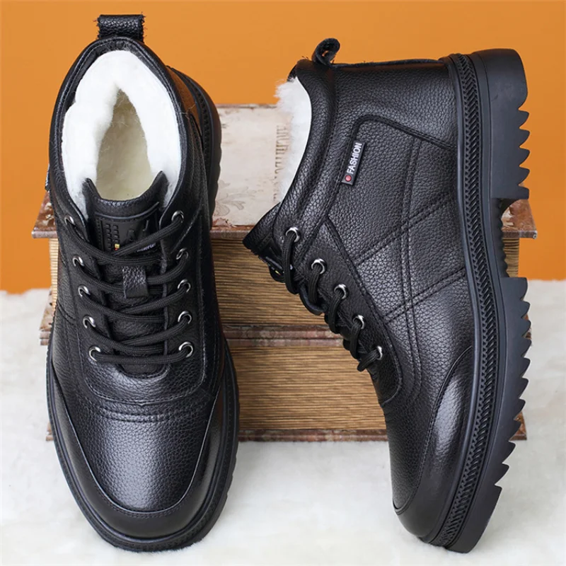 Men Hiking Shoes Cotton Warm Mountain Tracking Athletic Man Sport Shoes Outdoor Jogging Trekking Autumn 2021 Male Sneakers