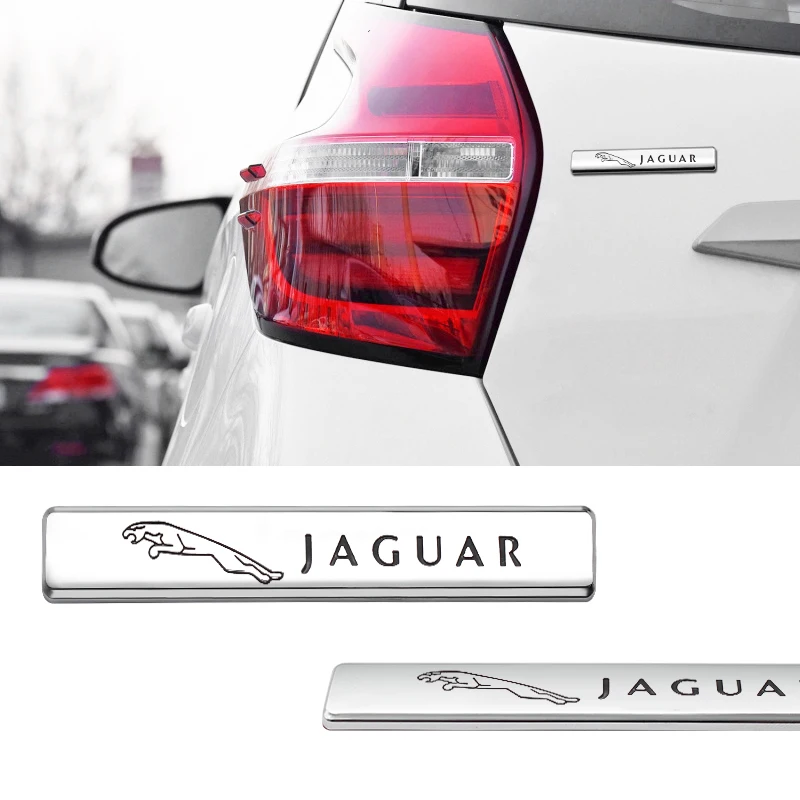 

3D Metal Car Stickers Body Tail Emblem Badge Decals for Jaguar XEL F-TYPE XFL F-PACE E-PACE I-PACE XF XJL XK XE XJ6 Accessories