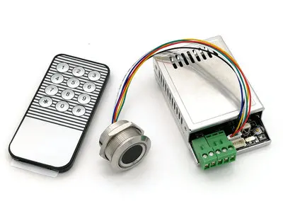 K216 AND R503 K216 контроль Отпечатков пальцев Лер лифт Подъемник зажигания контроль Отпечатков пальцев панель внешний красный пульт дистанционного управления - Цвет: K216 AND R503