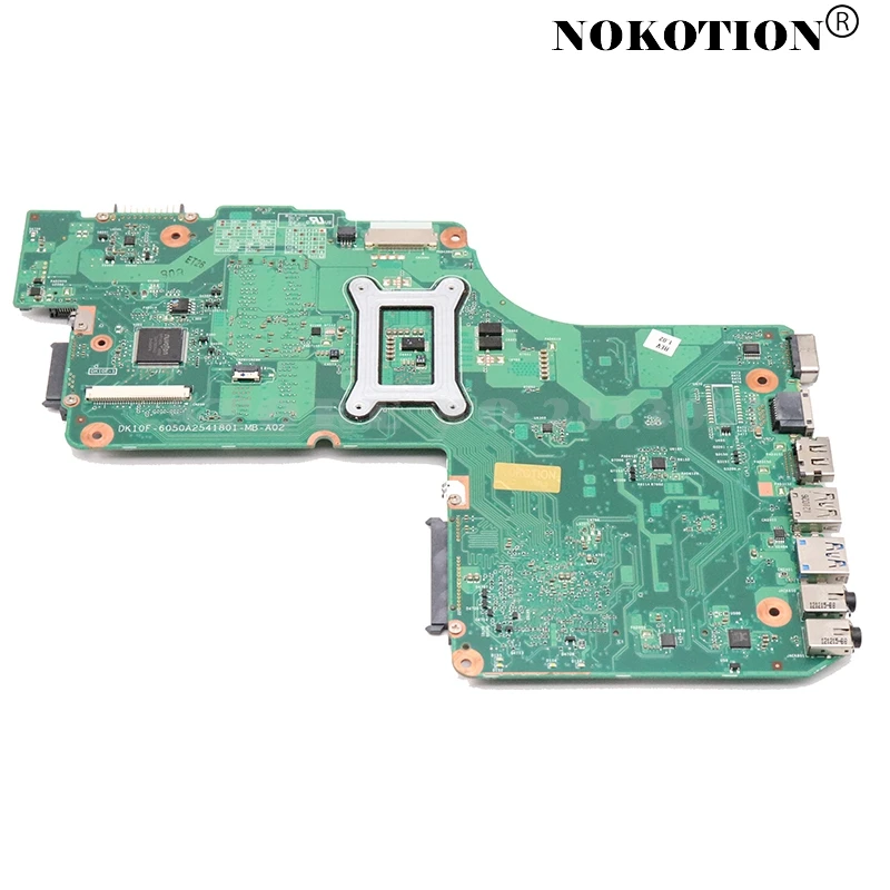 NOKOTION V000275540 для TOSHIBA Satellite C855 материнская плата ноутбука DK10F 6050A2541801 MB A02 PGA989 SJTNV HM70 DDR3