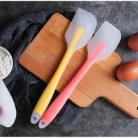 silicone baking cake scraper for scrape cream cake tools kitchen utensils 1pcs kitchen silicone spatula translucent baking tools