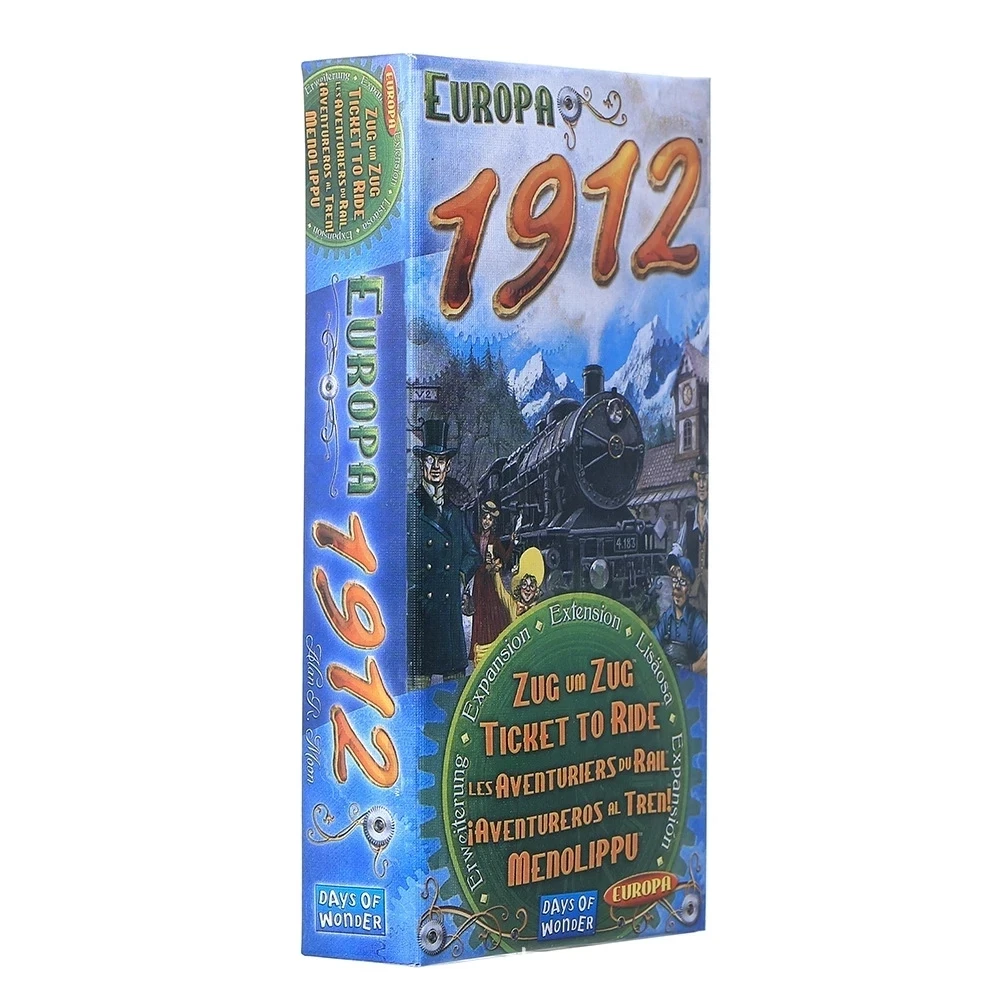 

Ticket To Ride 1912 Expansion TTR Board Game Party Table Games Card Games For Familt Party Game Children Fun Games