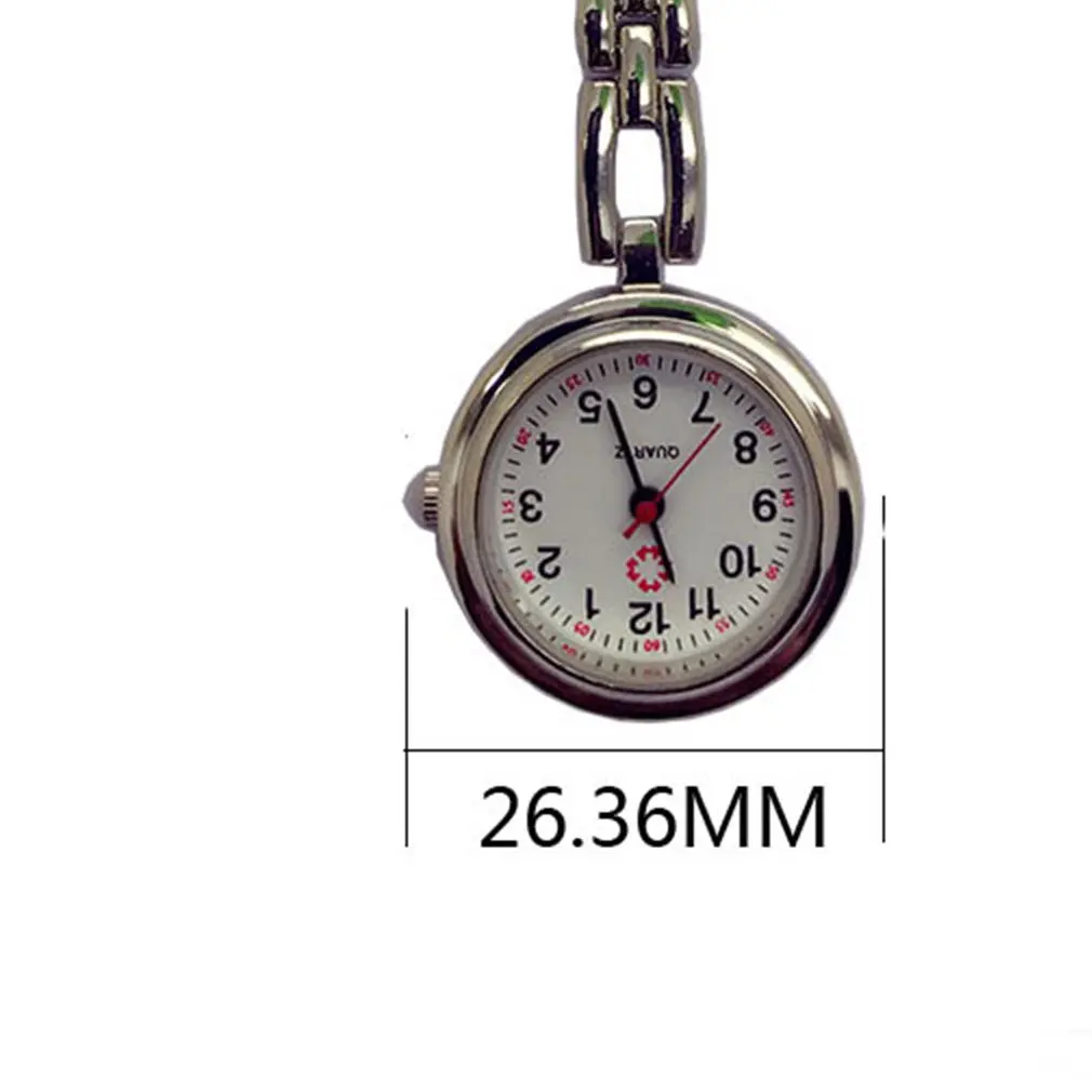 

Cute Nurse Pocket Watch Stainless Steel Arabic Numerals Quartz Brooch Nurse Fashion Watch for Dropshipping Harajuku New