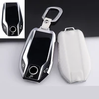 zinc alloy car remote key case cover bag for bmw g30 g11 g05 g01 g02 f22 f30 f36 f10 f13 f01 f25 f26 f15 f16 f48 f39 accessories