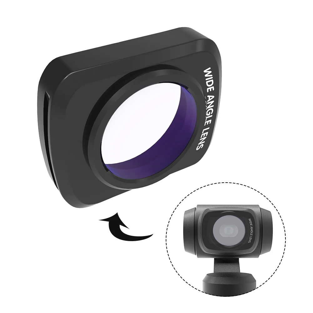 

Фотокамера с широкоугольным оптическим фильтром для квадрокоптера DJI Osmo Pocket 2