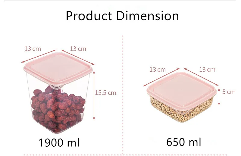 17 шт. кухонное Хранение продуктов коробка набор контейнеров с крышками микроволновая печь безопасного хранения Ящики-органайзеры для еды зерна овощи фрукты