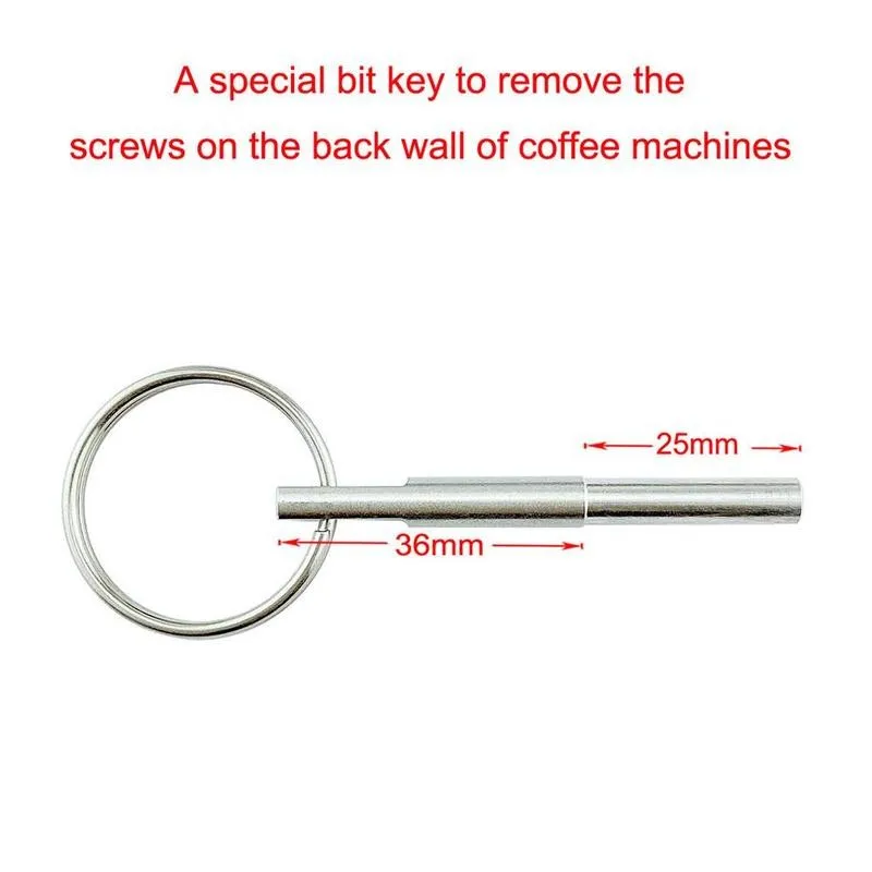 

Jura Capresso Coffee Machines Screws Steel Key Open Special Machine Screws Oval Tool Security Coffee Repair Screw Head E3P2
