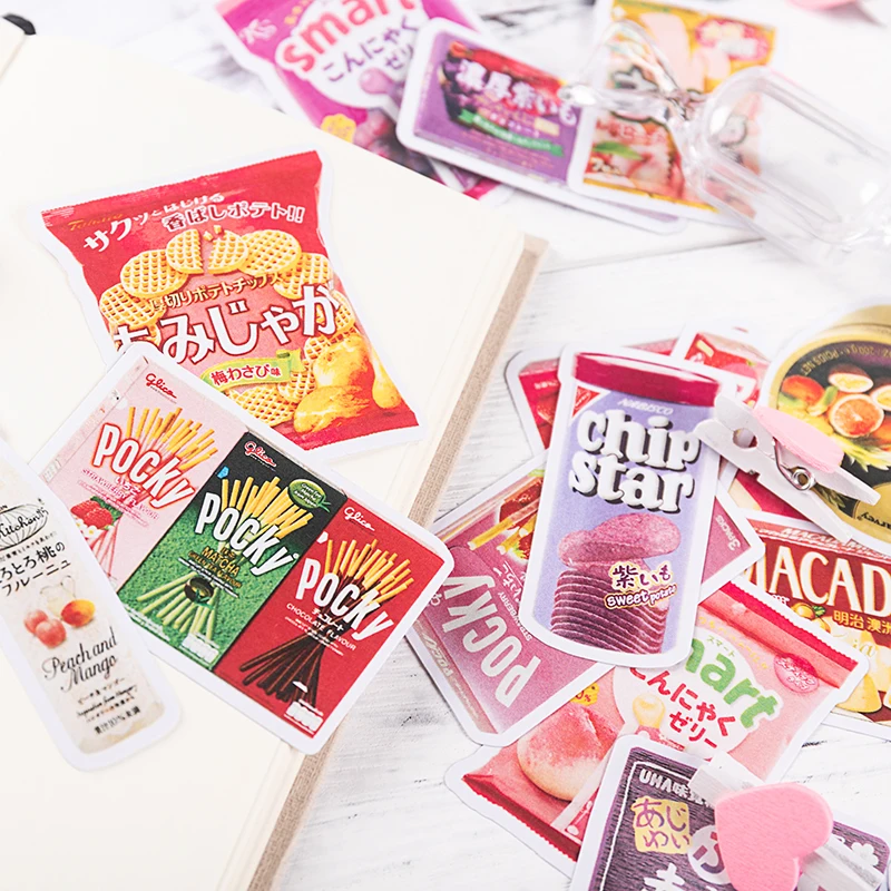 15 шт./пакет японский снэк-розовый стикер для девочек сделай сам скрапбукинг