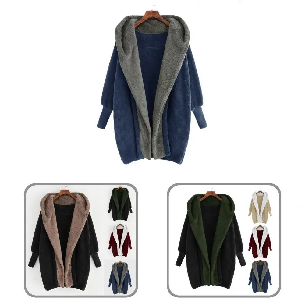 

Двусторонняя плюшевая отличная легко мыть Женская куртка дышащая женская куртка износостойкая для повседневного ношения